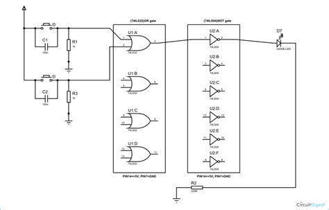 NOR Gate Circuit Diagram & Working Explanation