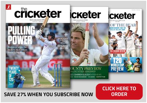 The Cricketer: World's best-selling cricket magazine