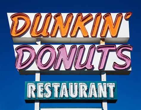 James and Karla Murray Photography: 1962 Dunkin Donuts Neon Sign