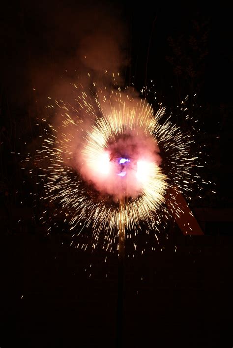 Catherine wheel firework. My dad hammered one to the shed so hard it ...