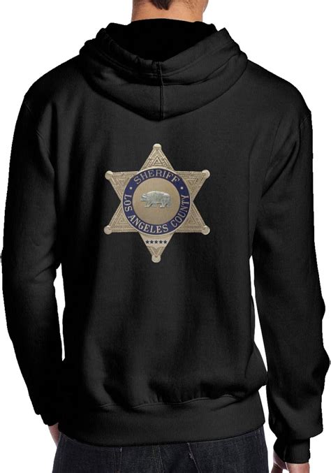 Amazon.com: CHSKWFKV Los Angeles County Sheriff Men's Hoodie Sweatshirt ...