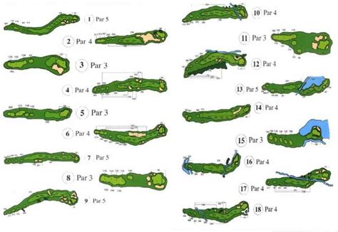 Royal Oaks Golf Course Map