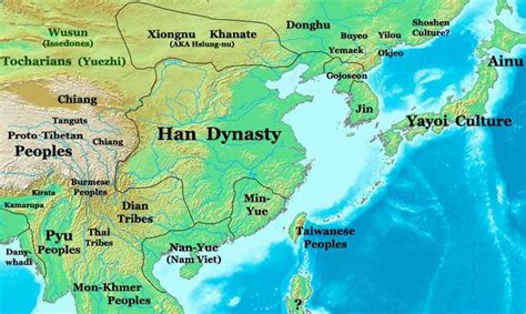 Han Dynasty map | Map, Han dynasty, The han dynasty