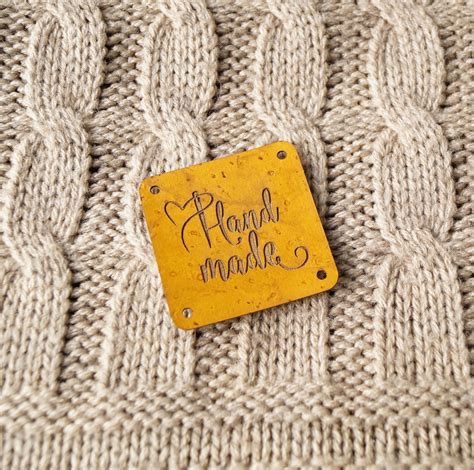 Cork Labels Labels for Handmade Items Personalized Leather | Etsy