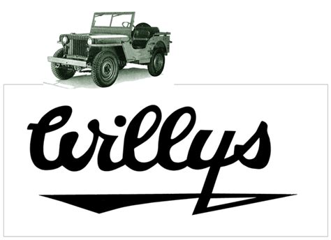 Jeep - WILLY'S name Logo Decal - Script | Graphic Express Automotive ...