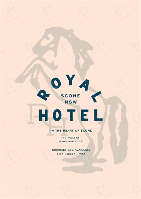 Menu at Royal Hotel Motel restaurant, Scone