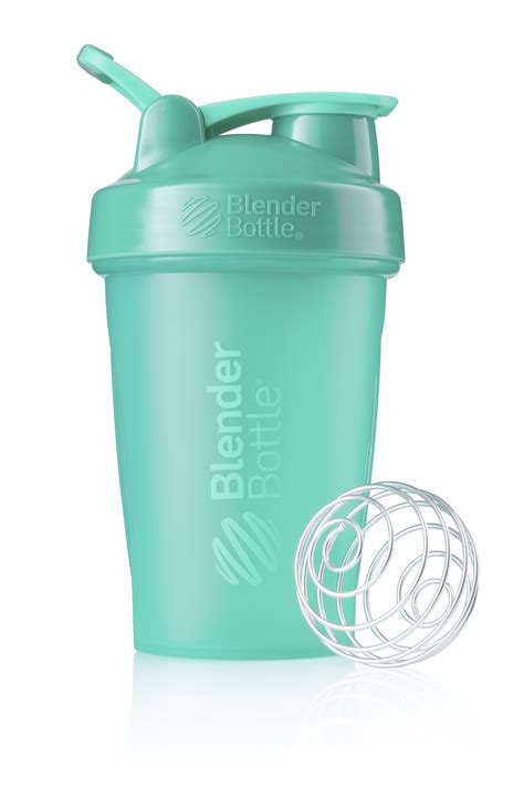 BlenderBottle 20oz Classic Shaker Cup with Wire Whisk BlenderBall and Carrying Loop, Full Color ...