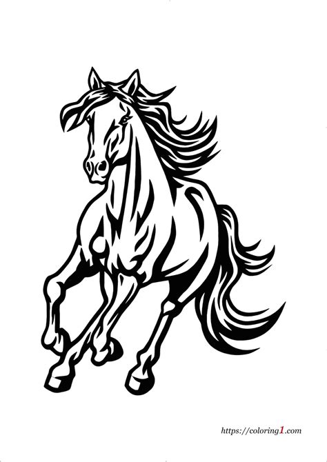 Mustang Horse Coloring Pages - 2 Free Coloring Sheets (2021) Baby Horses, Cute Horses, Beautiful ...