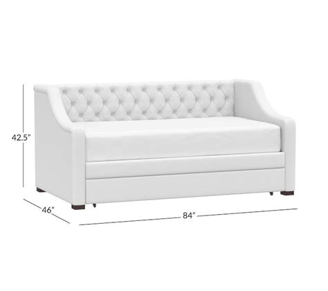 Tufted Kids Daybed & Trundle | Pottery Barn Kids
