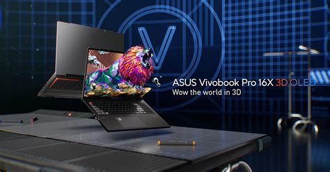 Vivobook Pro 16X 3D OLED (K6604)｜Laptops For Creators｜ASUS Global