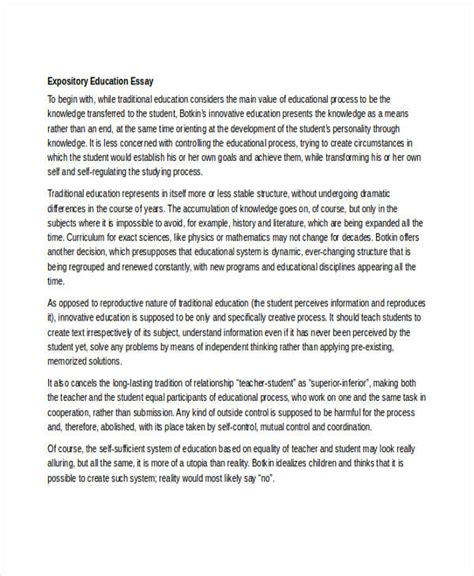 Expository Essay - 20+ Examples, Format, Types, Benefits, Pdf