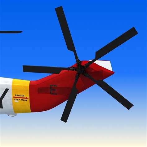 Military Helicopter Sikorsky SH-3 Sea King 3D Model – 3D Horse