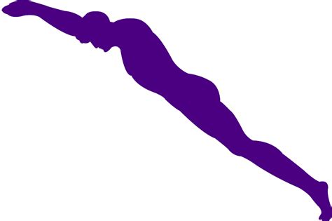 Swimmer Silhouette | Free vector silhouettes