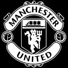 Man Utd Logo Black and White