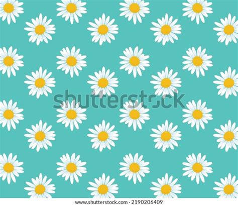 Daisy Flower Vector Pattern Prints Backgrounds Stock Vector (Royalty ...