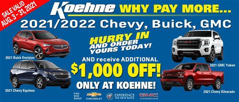 Koehne Chevrolet Buick GMC in MARINETTE - Menominee, MI & Oconto Buick ...