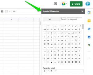 4 Ways To Insert Symbols and Special Characters in Google Sheets