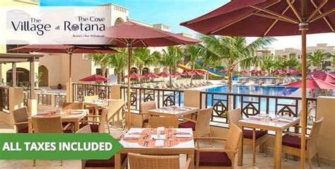 All Inclusive Stay Offers & Discount, The Village, Cove Rotana Resort | Cobone