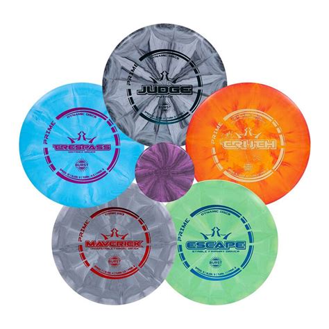 Dynamic Discs Prime 5-Disc Golf Starter Set