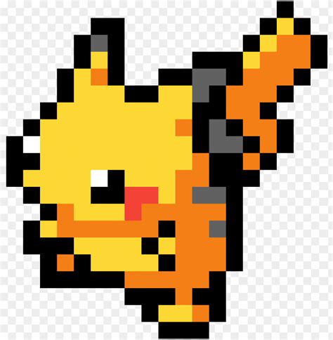 Ikachu - Pokemon Pixel Art Pikachu PNG Transparent With Clear ...