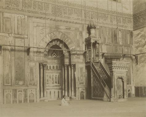 Interior of Sultan Hassan Mosque