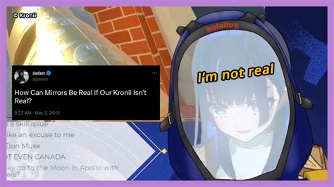 Kronii Confirms That She's Not Real - YouTube