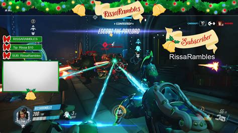 Holiday Garland - Christmas Stream Overlay Set | Rissa Rambles