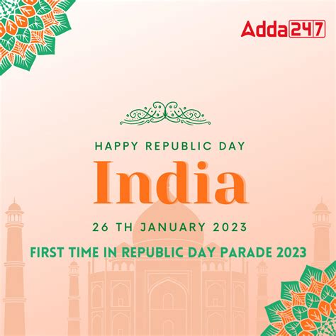 Republic Day 2023: First time events in Republic Day Parade