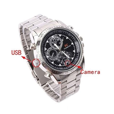 HD 1080P Hidden Spy Camera Watch With Built In 32GB Hidden Wrist Watch Camera - Electronics ...