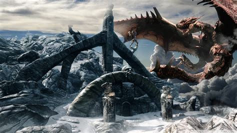 Skyrim Dragon Wallpaper (67+ images)