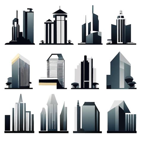 Premium Vector | City buildings vector graphic in clean eps format