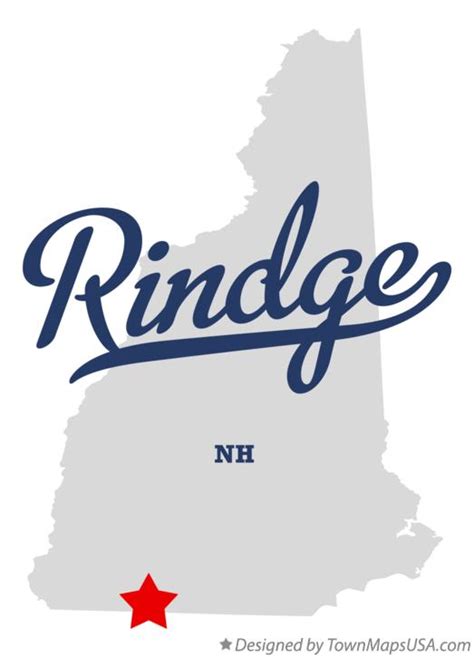 Map of Rindge, NH, New Hampshire