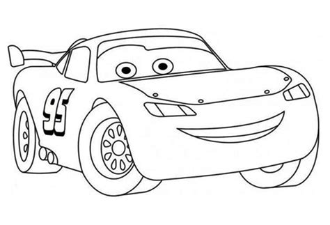 Disney Pixar Lightning McQueen coloring page - Download, Print or Color Online for Free