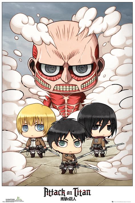 Attack On Titan – Chibi Group – Kraken Posters