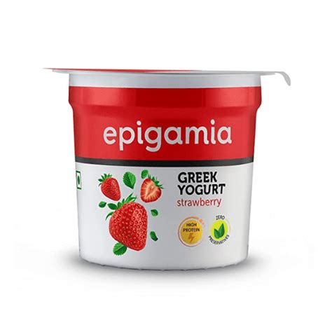 Epigamia Greek Yogurt Strawberry 90g – Qwick Pick