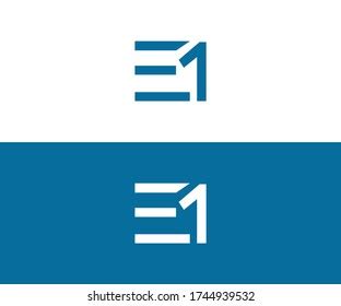 E1 Logo Design Vector Format Stock Vector (Royalty Free) 1744939532 ...