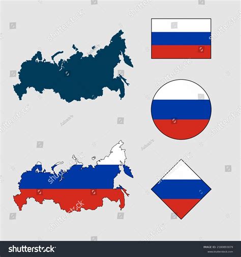 Vector Russia Country Outline Silhouette Flag Stock Vector (Royalty Free) 2180893079 | Shutterstock