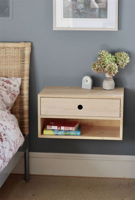 10+ Diy Floating Nightstand With Drawer – DECOOMO