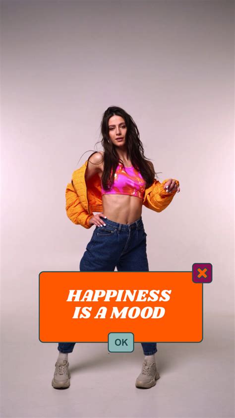 Positive Mood with Stylish Young Woman Online TikTok Video Template - VistaCreate