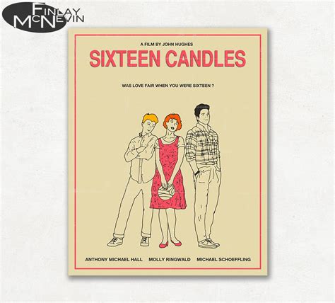 SIXTEEN CANDLES Movie Poster Fine Art Print