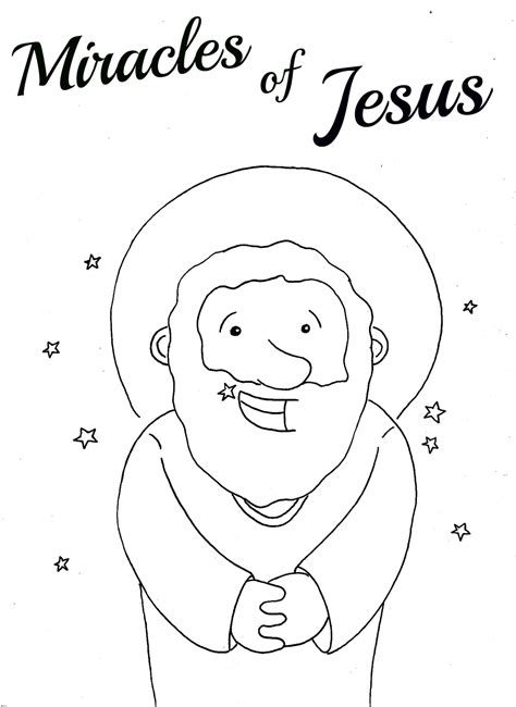 Miracles Of Jesus Coloring Pages Coloring Pages