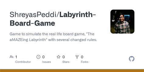 GitHub - ShreyasPeddi/Labyrinth-Board-Game: Game to simulate the real life board game, "The ...