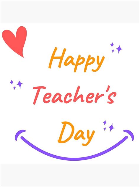 "Happy Teachers Day - Teachers Day Wishes" Poster for Sale by ZipZed | Redbubble