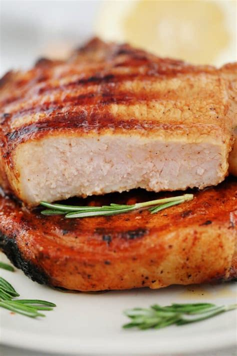 Easy Grilled Pork Chops Recipe - Sweet and Savory Meals