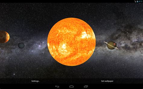 Solar System Live Wallpaper 3D: Amazon.co.uk: Appstore for Android