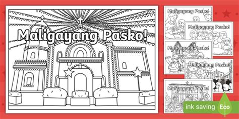 Maligayang Pasko Christmas Greeting Cards | Twinkl - Twinkl