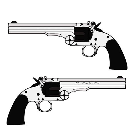 Ricochets Schofield revolver by Manzluvdrawing on DeviantArt