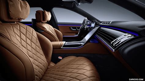 2021 Mercedes-Benz S-Class (Color: Leather Siena Brown) - Interior, Front Seats | Caricos