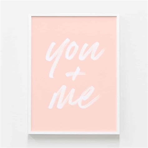 You + Me | Wall Art Poster or Framed Print | 41 Orchard