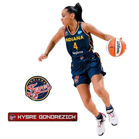 Indiana Fever Kysre Gondrezick 2021 - Officially Licensed WNBA Removab ...